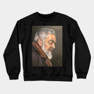 Padre Pio, Most Holy Father Crewneck Sweatshirt